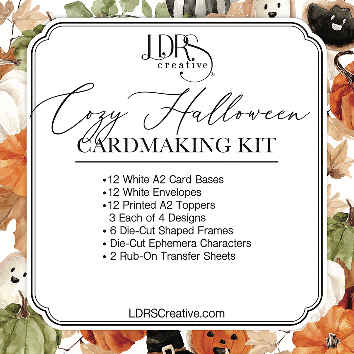 Cozy Halloween Card Kit
