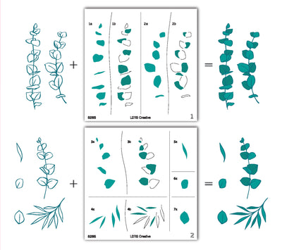 Eucalyptus Layering Stencils