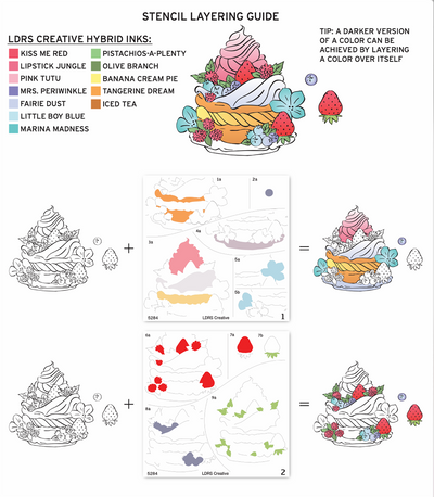 French Patisserie Layering Stencils