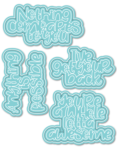 Large Word Sentiment Dies SPECIAL BUNDLE