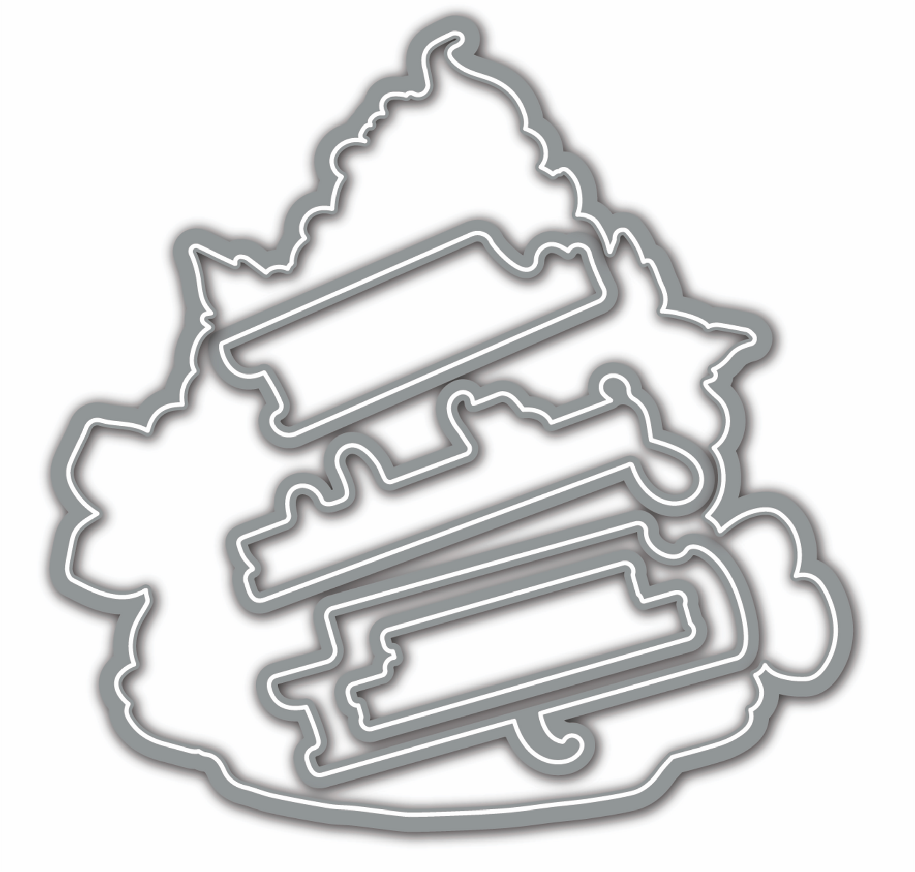 French Patisserie Coordinating Dies