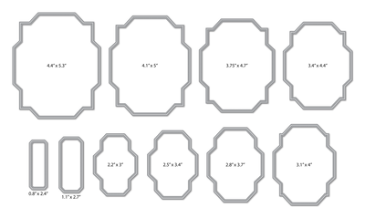 Star Octagon Frame Dies