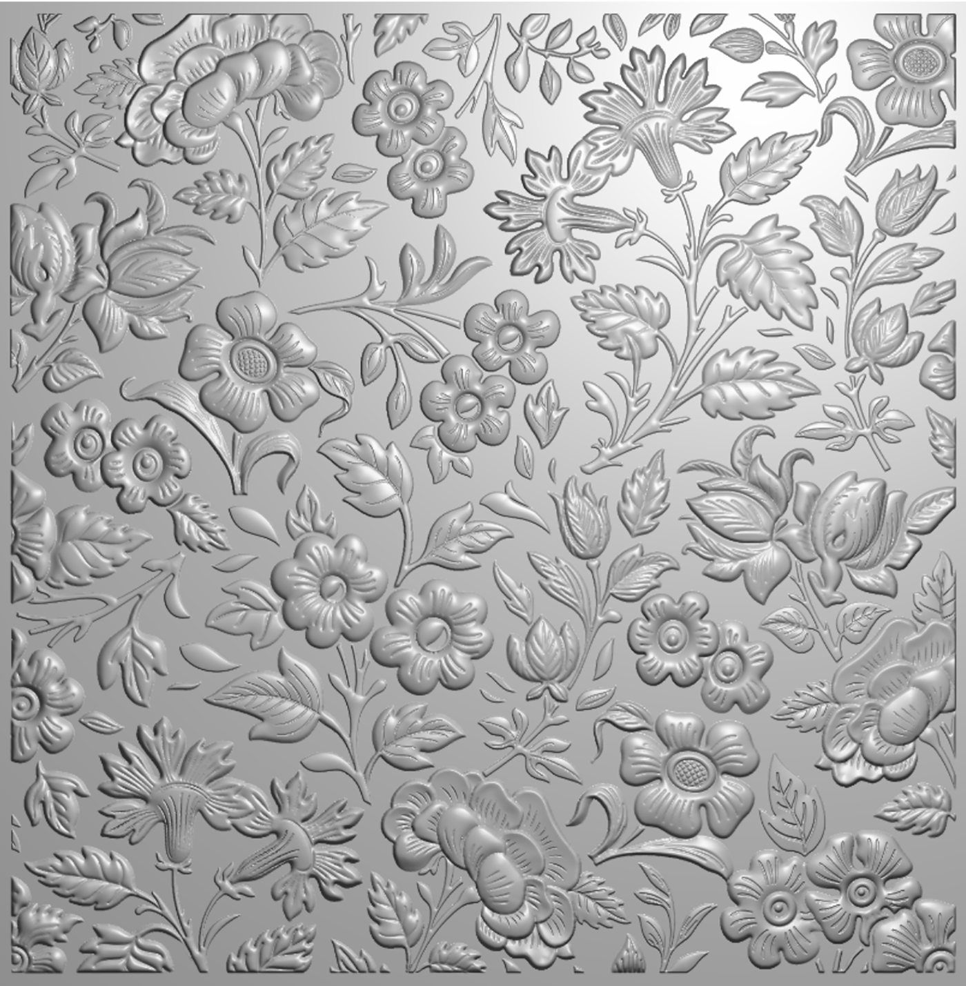 Perfect Petals 3D 6x6 Embossing Folder