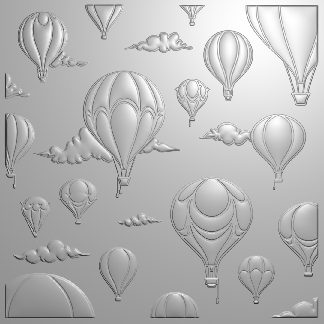 Creative Shapes Hot Air Balloon Shaped Notepad | 50 Sheets, 5" X 7", Acid Free