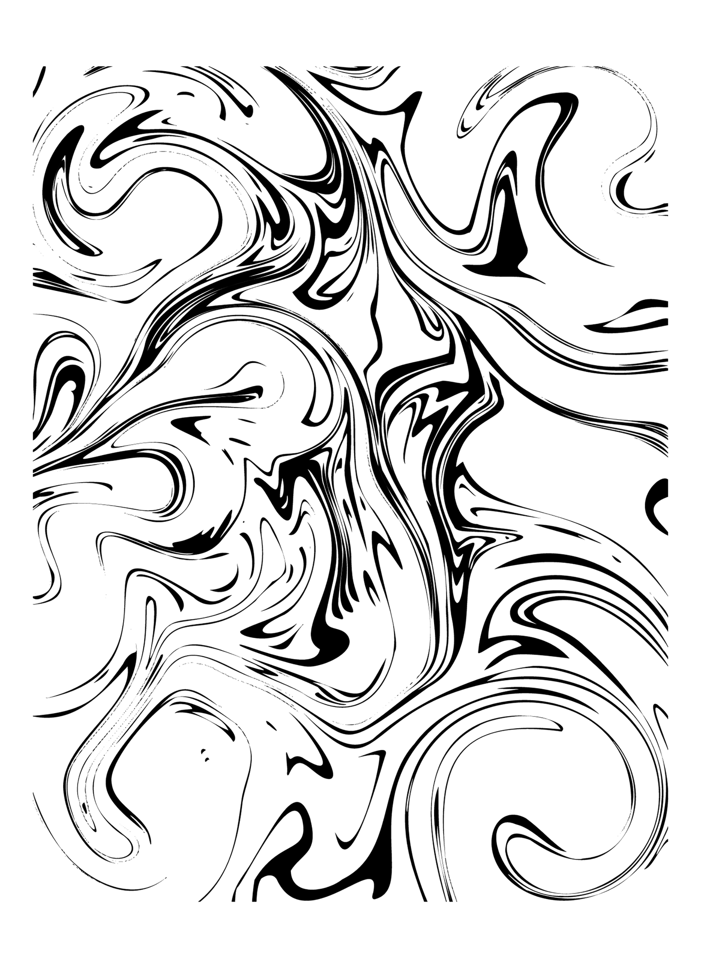 Liquid Marble Background 5x7 Stamp