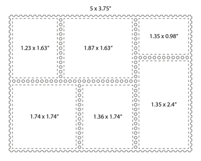 Postage Collage Dies
