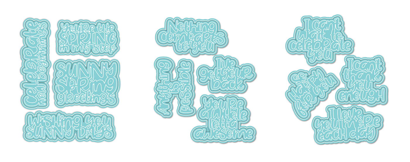 Large Word Sentiment Dies SPECIAL BUNDLE