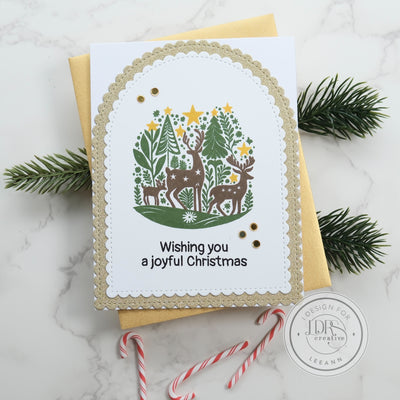 Good Cheer Inlay and Sentiments Stamps Bundle