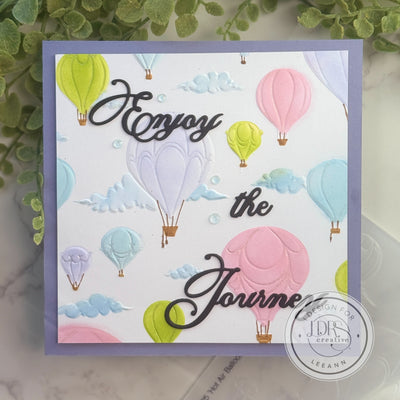 Hot Air Balloons 3D 6x6 Embossing Folder