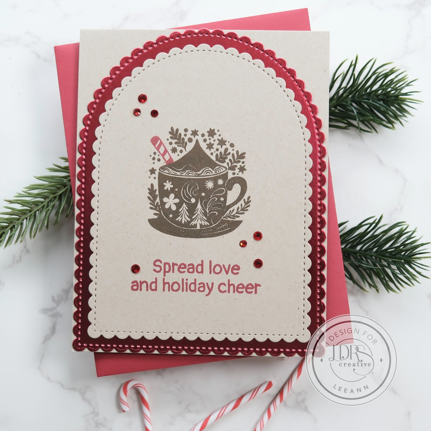 Good Cheer Inlay and Sentiments Stamps Bundle