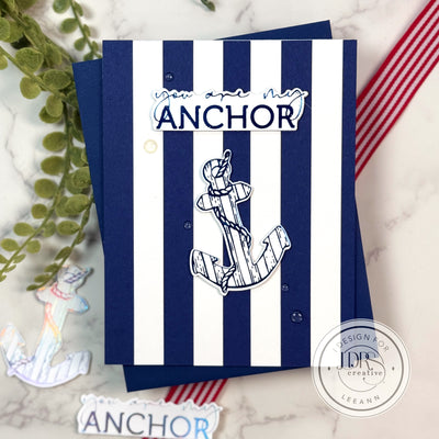 You Are My Anchor Impress-ion Press + Foil Plates and Coordinating Dies Bundle
