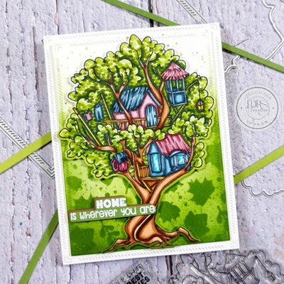 Treehouse 4x6 Stamps and Coordinating Dies Bundle