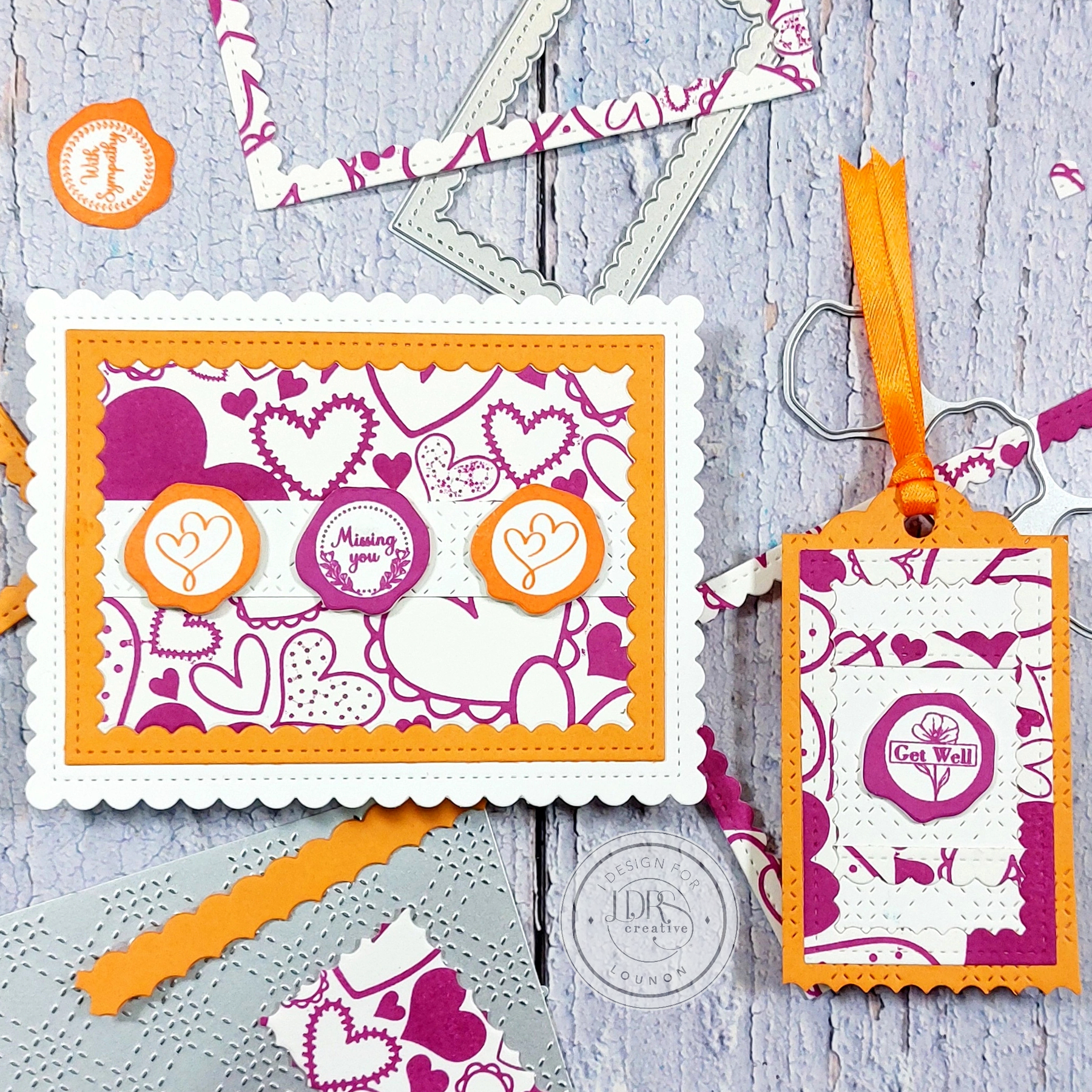 Heart Mix 5x7 Impress-ion Press + Foil Plate