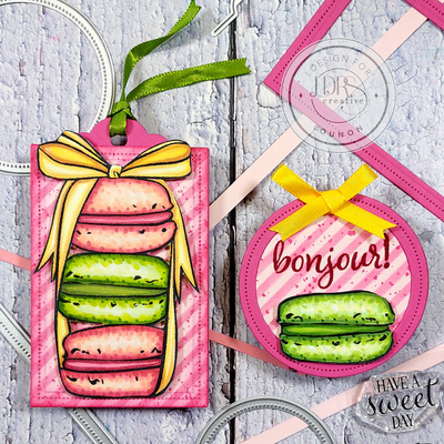 Macarons 4x6 Stamps