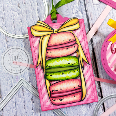 Macarons 4x6 Stamps