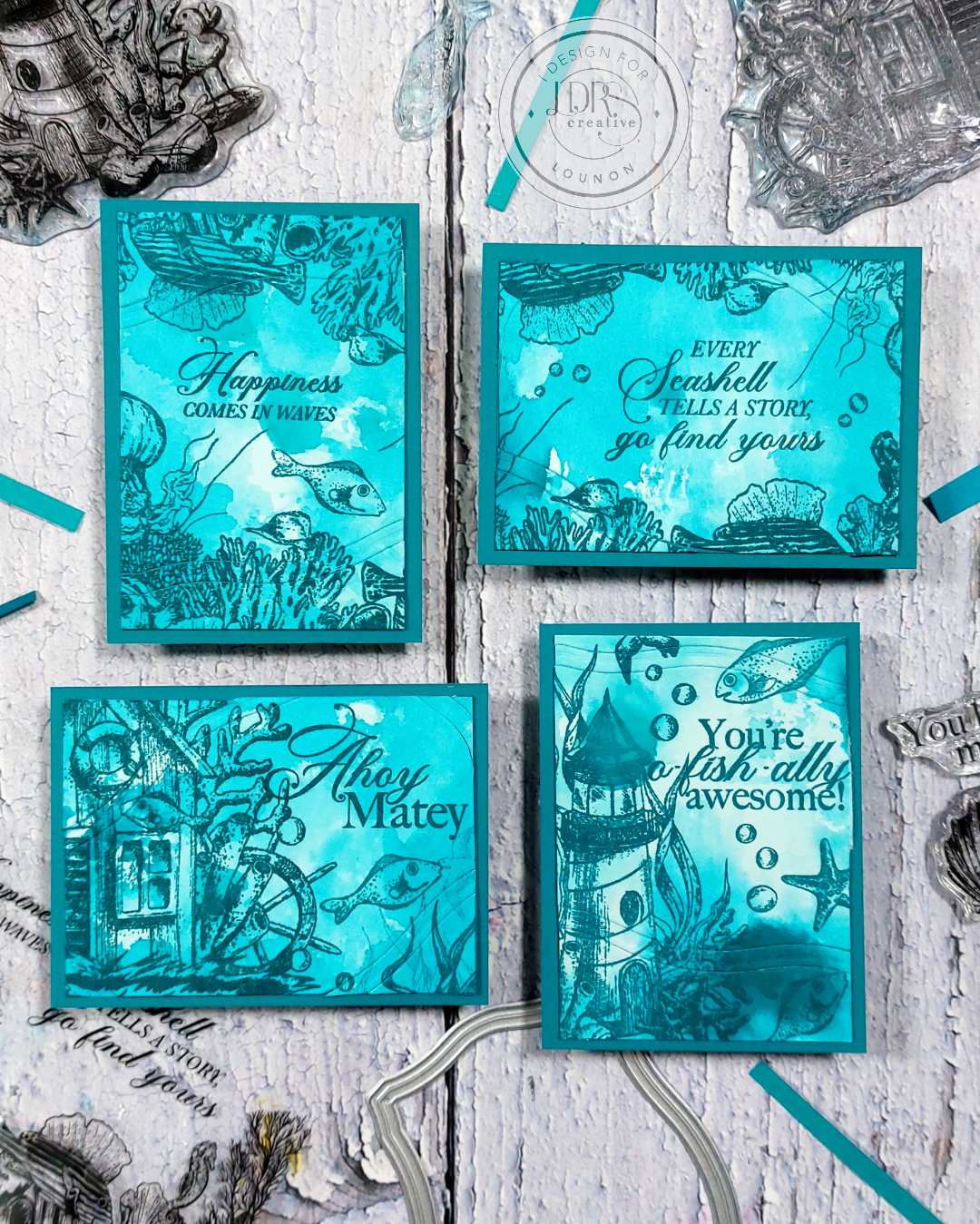The Sea Shack 4x6 Stamps