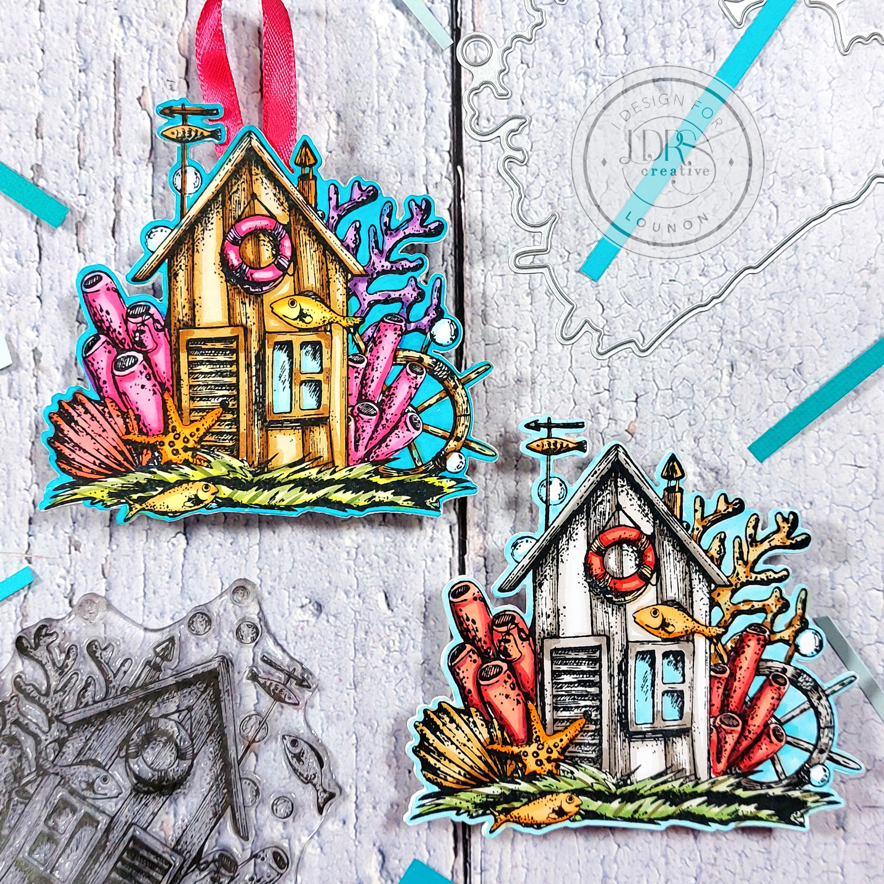 The Sea Shack 4x6 Stamps