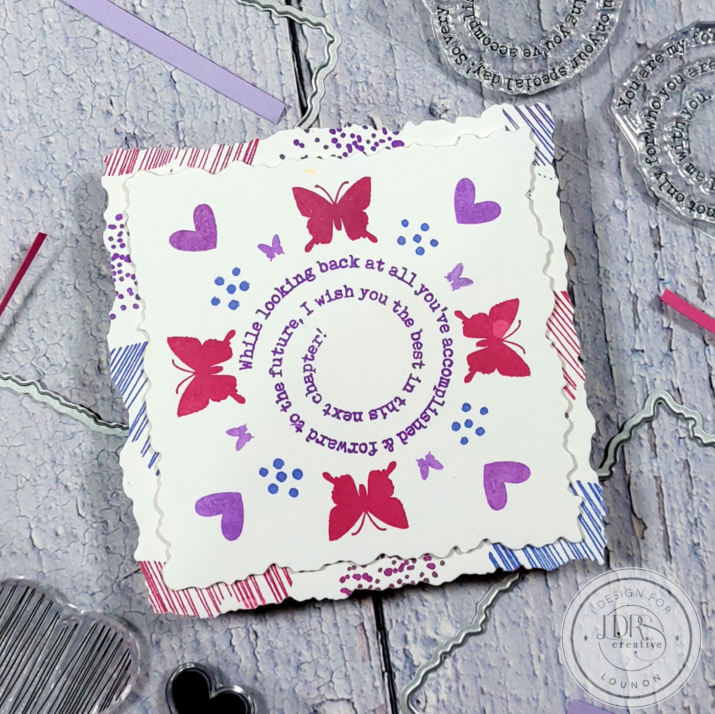 aLined Geos 4x6 Stamps