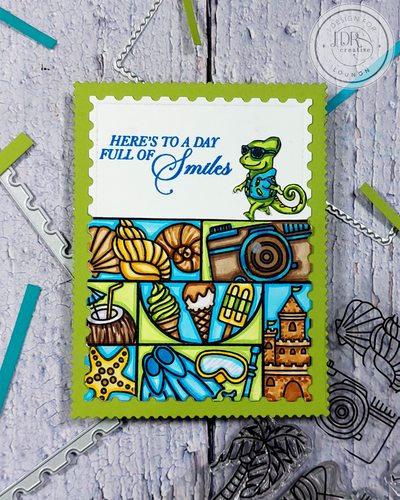 Vacation Puzzle Scenes 6x8 Stamps