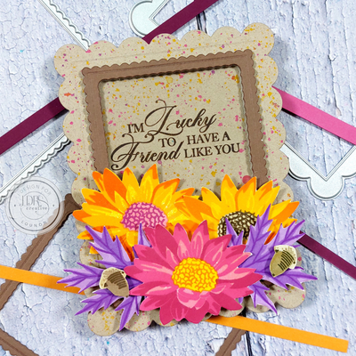 Autumn Blooms Stamps and Stencil Bundle