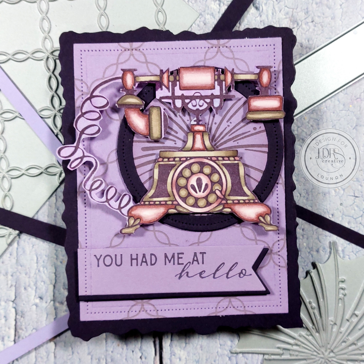 Victorian Phone Coordinating Die