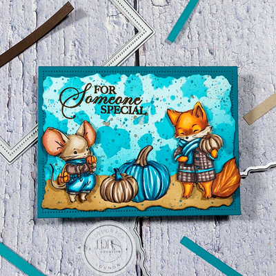 Autumn Tails Stamps and Coordinating Dies Bundle