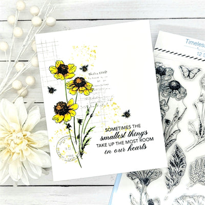 Timeless Wildflowers 4x8 Stamps