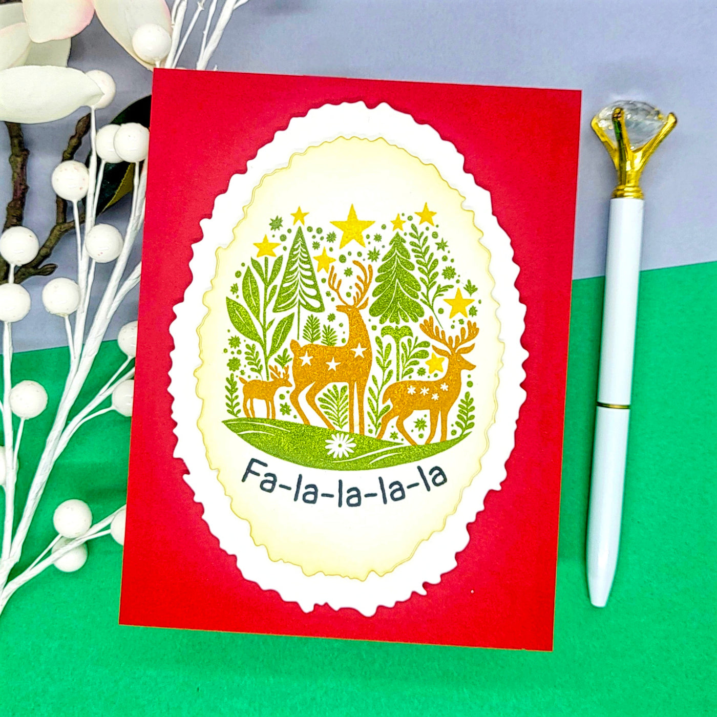 Good Cheer Sentiments 6x8 Stamps