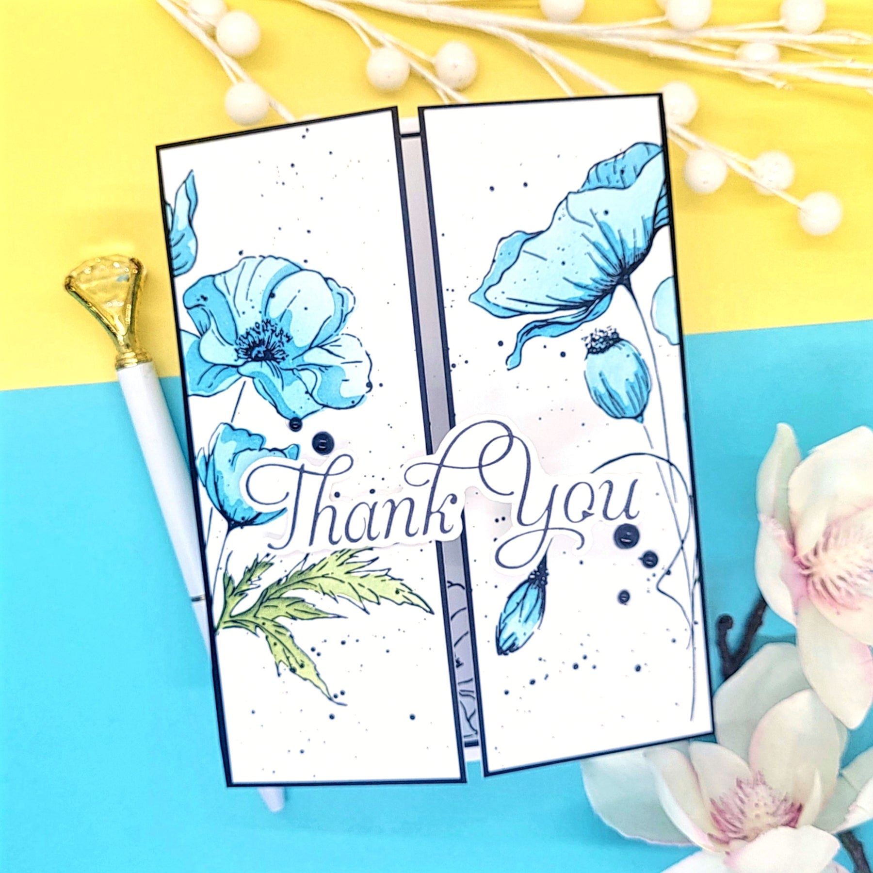 Delicate Stems 6x6 Stamps