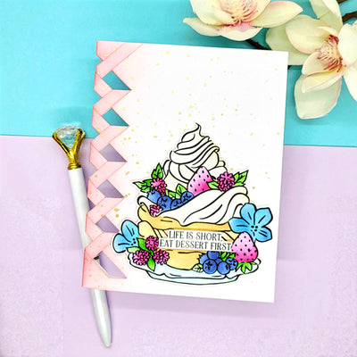 French Patisserie Stamps, Layering Stencils, and Coordinating Dies Bundle