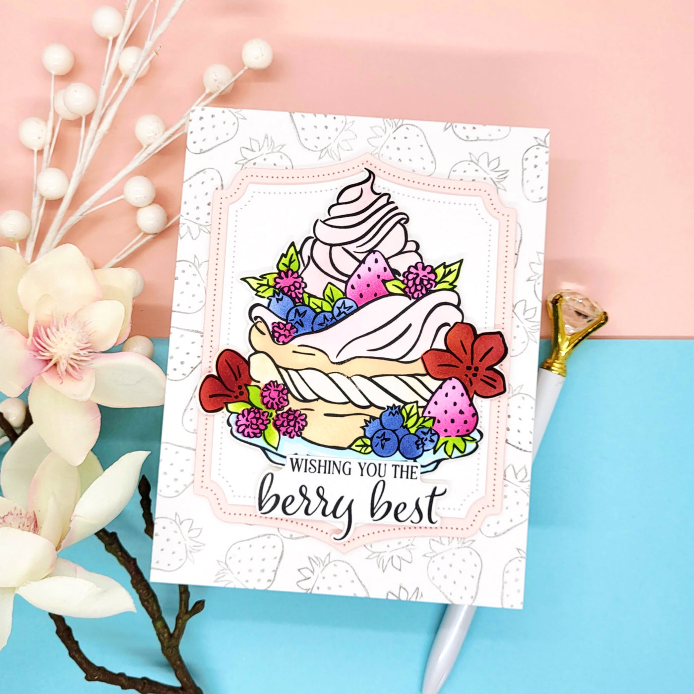 French Patisserie Stamps, Layering Stencils, and Coordinating Dies Bundle