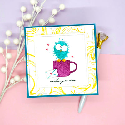 PRE-ORDER:  Fuzzy Wuzzies 4x6 Stamps and Coordinating Dies