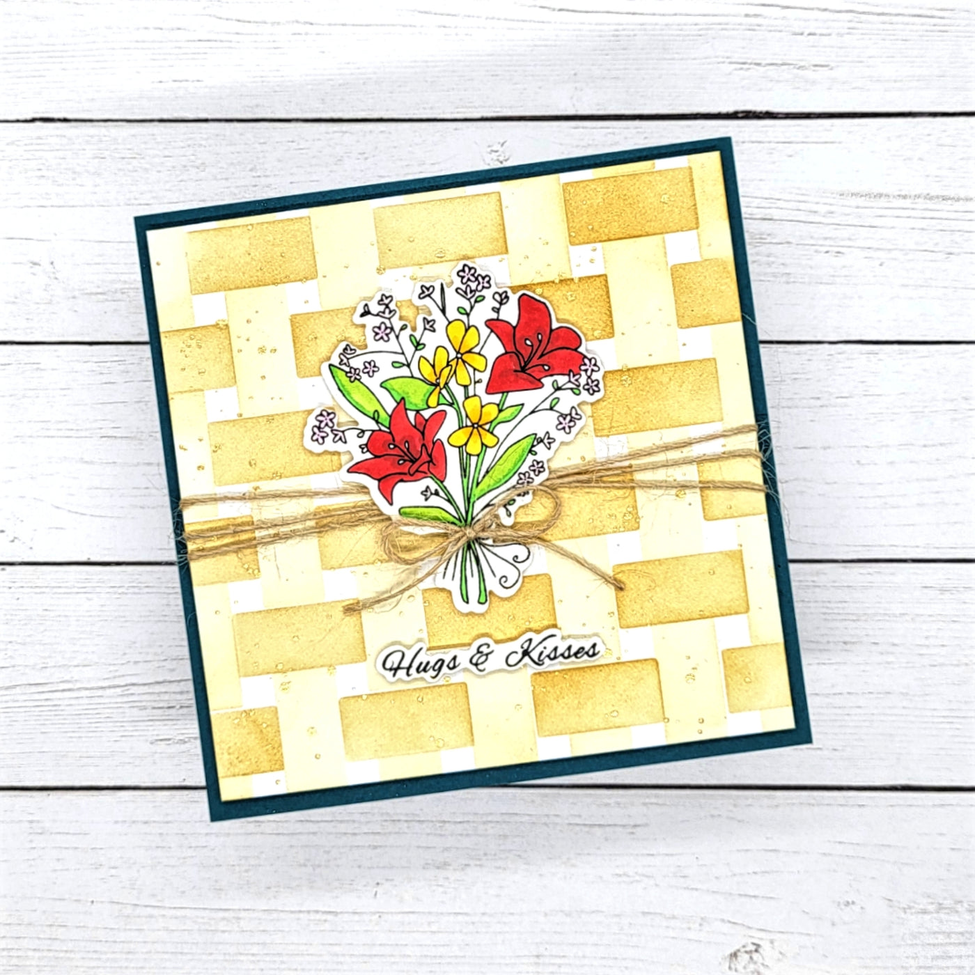 Hand-Tied Bouquet 4x6 Stamps