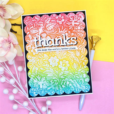 Perfect Petals 3D 6x6 Embossing Folder