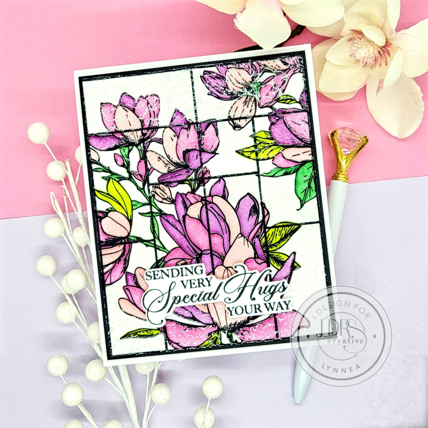 Sweet Magnolias 6x8 Stamps