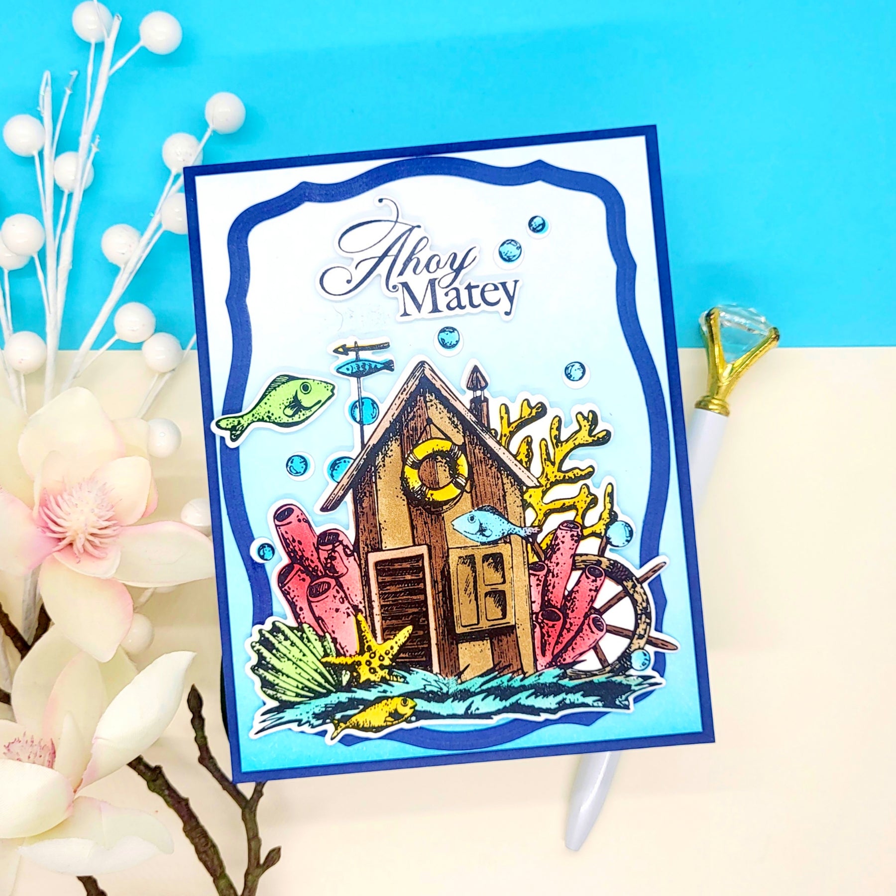 The Sea Shack 4x6 Stamps