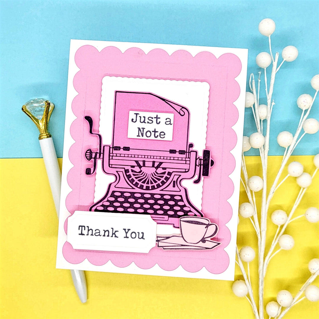 Typewriter Thank You Notes