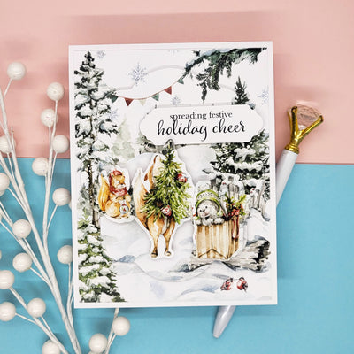 Woodland Christmas Card Kit
