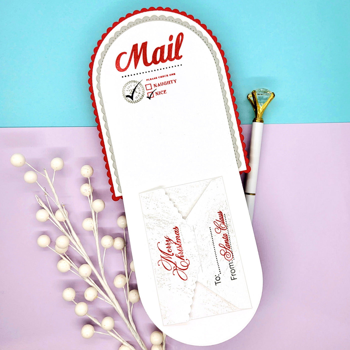Gift Card Scallop Envelope Die
