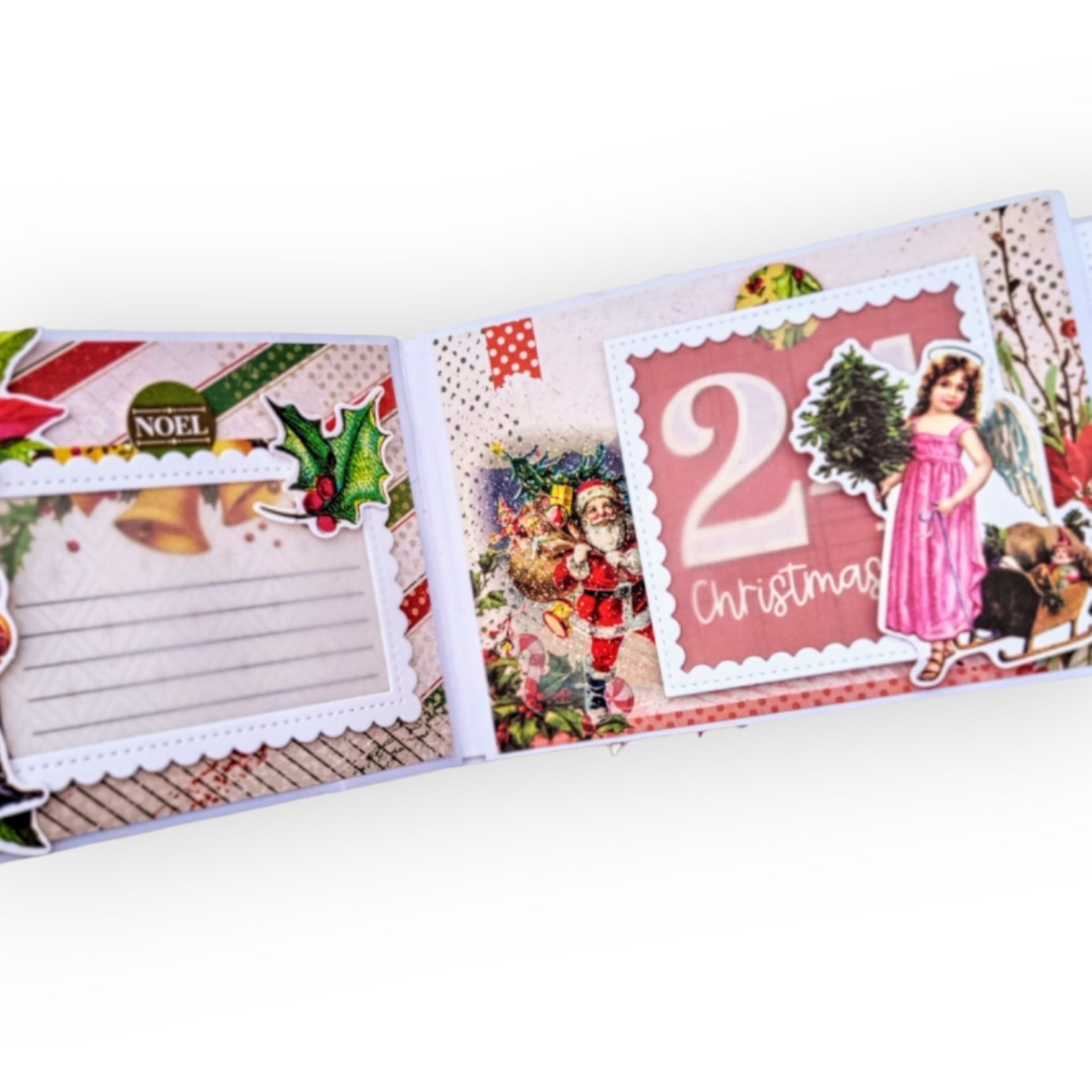 Yuletide Floral Ephemera Pieces