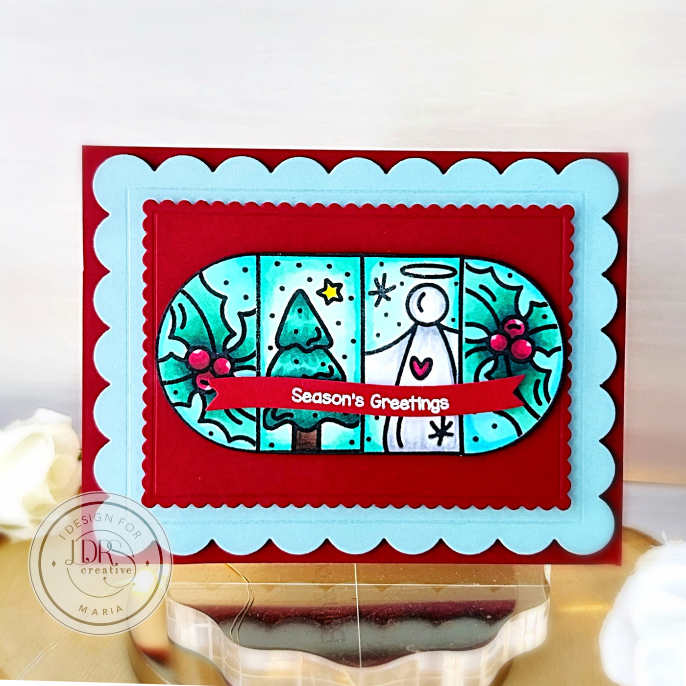 Christmas Puzzle Stamps and Stencil Bundle