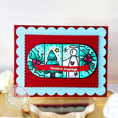 Christmas Puzzle Stamps and Stencil Bundle