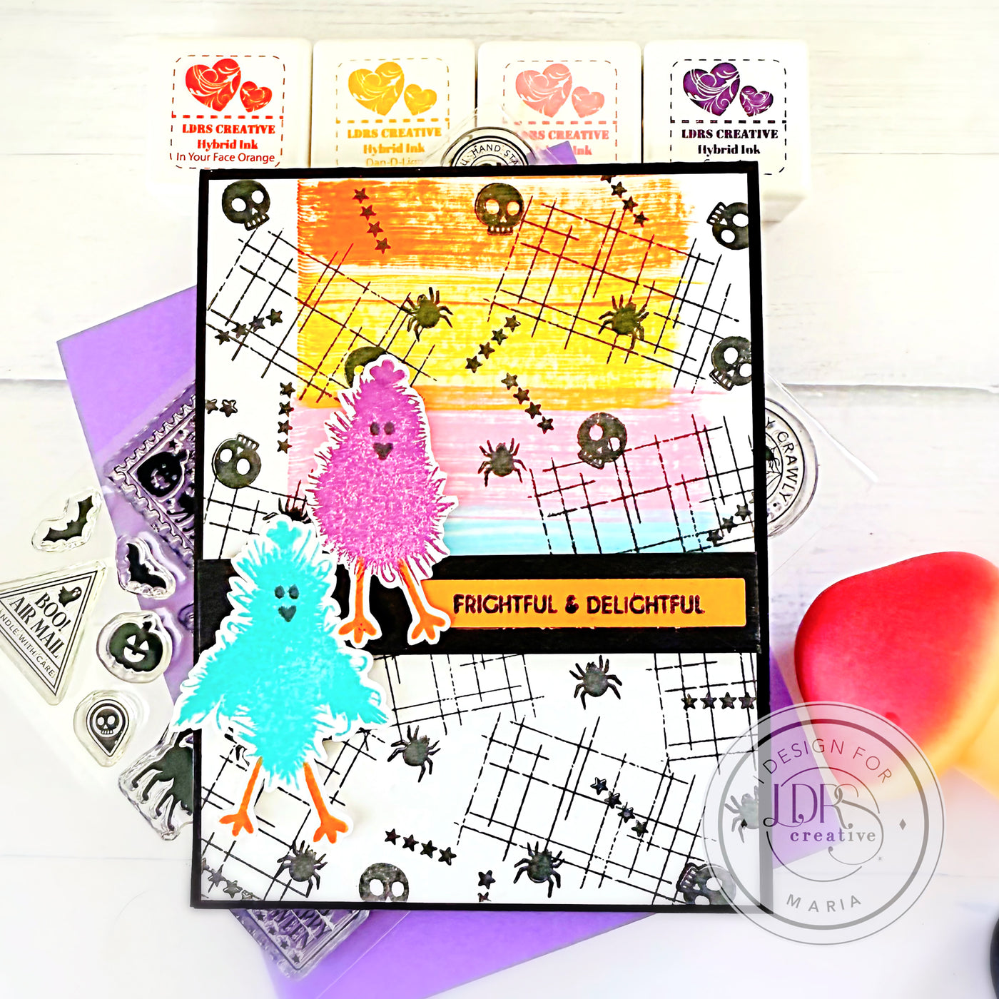PRE-ORDER:  Fuzzy Wuzzies 4x6 Stamps and Coordinating Dies