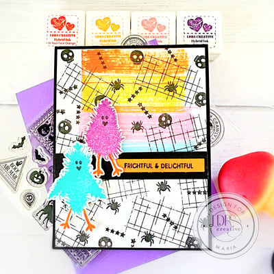 PRE-ORDER:  Fuzzy Wuzzies 4x6 Stamps and Coordinating Dies