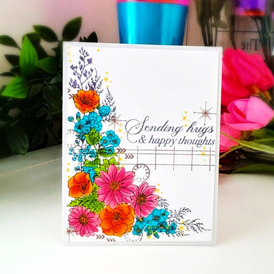 Summer Background Impress-ion Press + Foil Plates Bundle