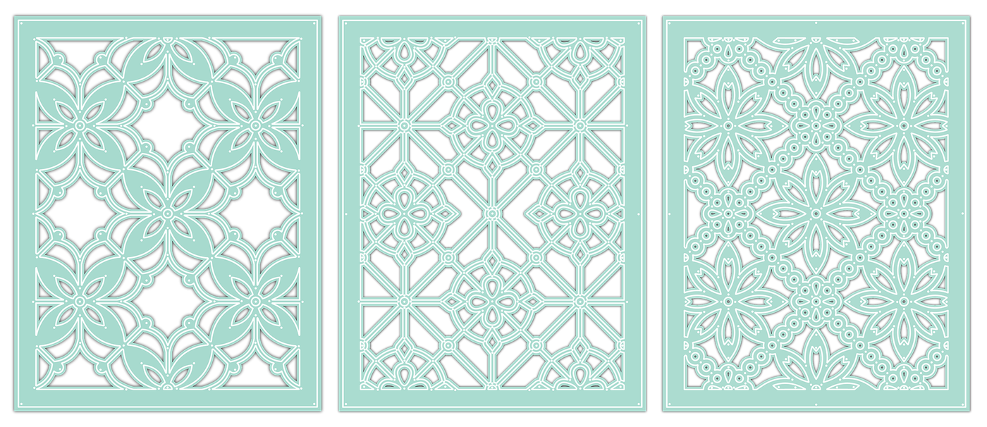 Modern Geometric Coverplate I, II, and III Bundle