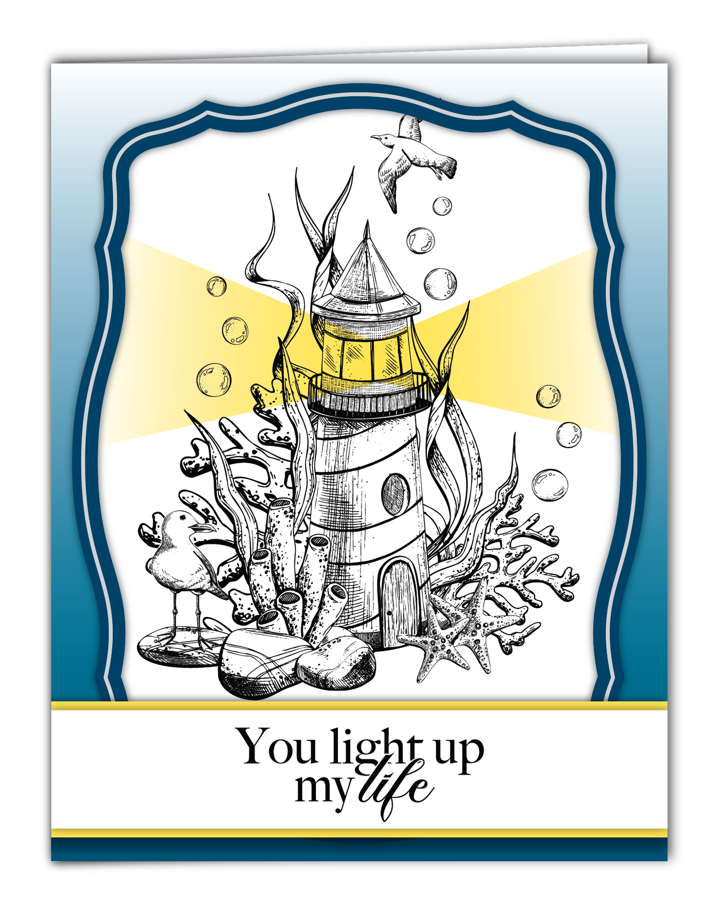 Lighthouse Stamps, Layering Stencils, and Coordinating Dies Bundle