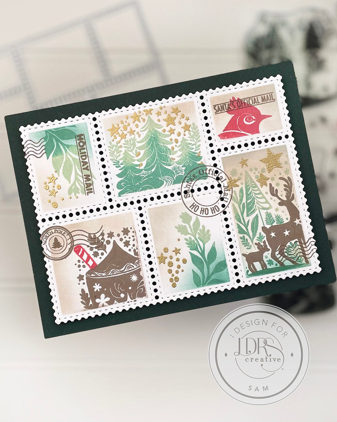 Postage Collage Dies