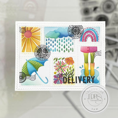 Nested Postage Collage Dies