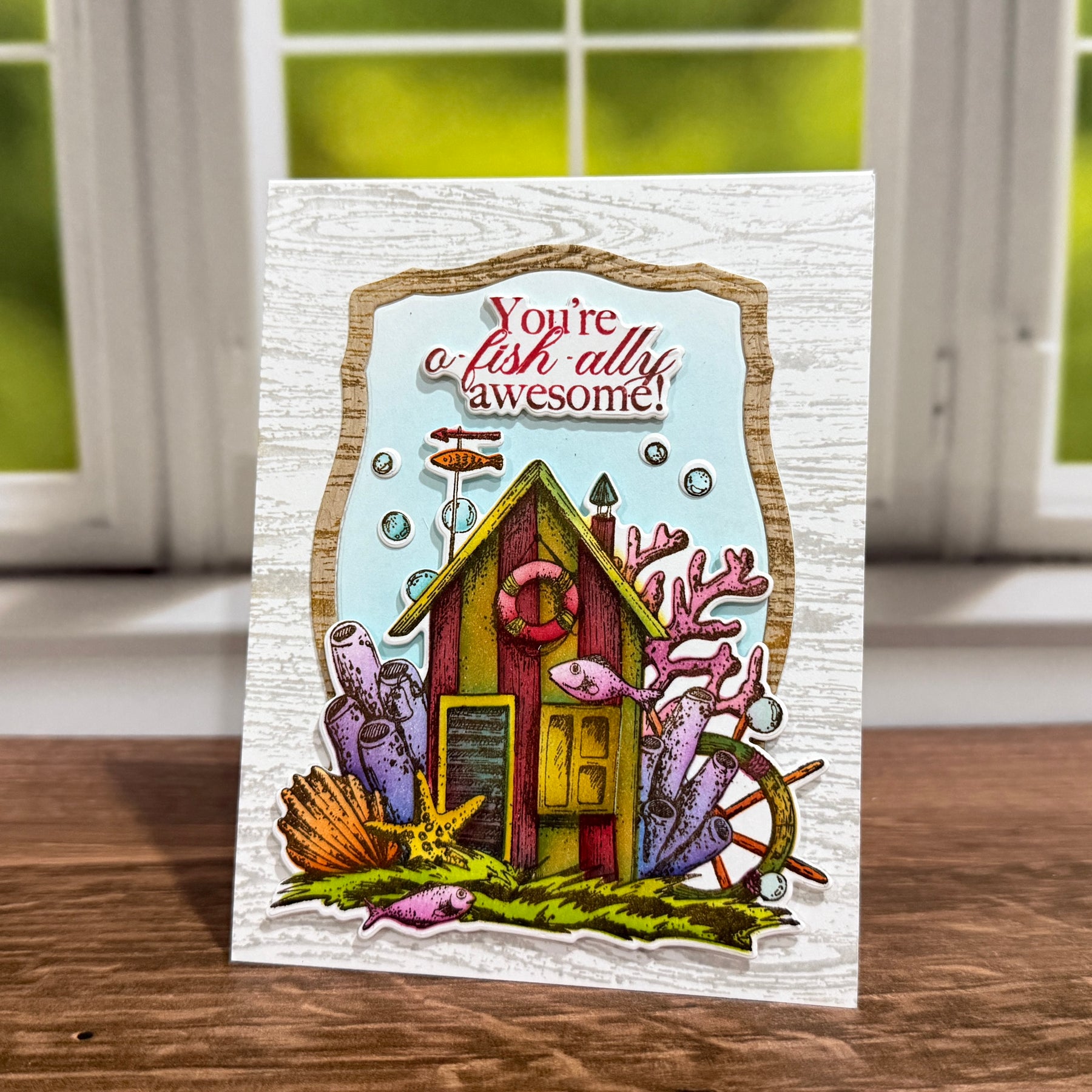 The Sea Shack 4x6 Stamps